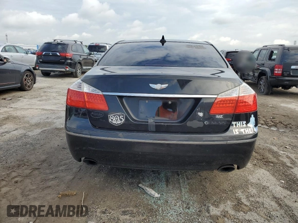 2011 Hyundai Genesis with VIN KMHGC4DE3BU113659, listed as a Copart auction lot 72034854 with 138,216 mi miles and Non Repairable. Bid and sale history available at carsss.com. Image 6.