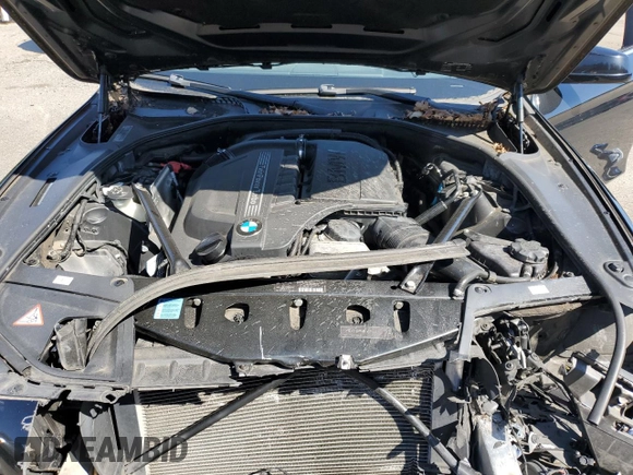 2011 BMW 5 Series 535i with VIN WBAFR7C56BC604800, listed as a Copart auction lot 53916605 with 85,442 mi miles and Salvage Title. Bid and sale history available at carsss.com. Image 11.