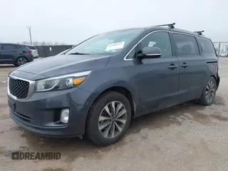 2015 Kia Sedona EX with VIN KNDMC5C10F6081596, listed as a IAAI auction lot 41508912 with 120,845 mi miles. Bid and sale history available at carsss.com. Image 17.