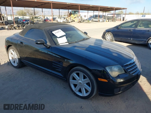 2005 Chrysler Crossfire with VIN 1C3AN55L55X051986, listed as a IAAI auction lot 41288735 with 97,853 mi miles and . Bid and sale history available at DreamBid. Image 1.