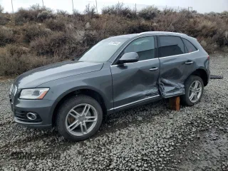 2015 Audi Q5 Premium Plus with VIN WA1LFAFP6FA141609, listed as a Copart auction lot 47703645 with 98,631 mi miles and Salvage Title. Bid and sale history available at carsss.com. Image 1.