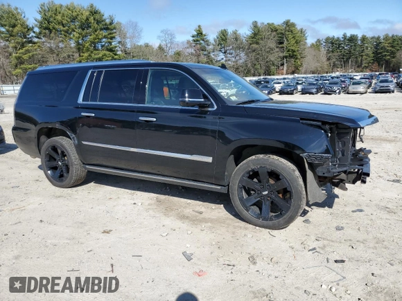 2018 Cadillac Escalade ESV Platinum z VIN 1GYS4KKJ1JR264186, wystawiony jako Copart lot #48252095 z przebiegiem 145 484 mil mil oraz Szkoda całkowita • Salvage title. Historia ofert i sprzedaży dostępna na DreamBid. Obrazek 4.
