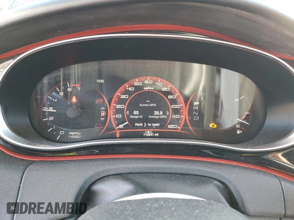 2014 Dodge Dart Aero with VIN 1C3CDFDH8ED668752, listed as a Copart auction lot 44086945 with 110,541 mi miles and Salvage Title. Bid and sale history available at carsss.com. Image 9.