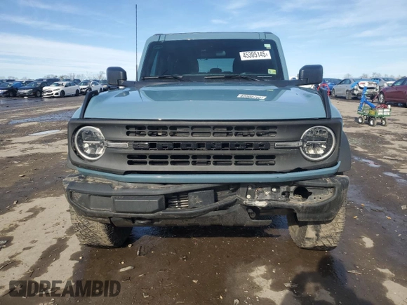 2023 Ford Bronco with VIN 1FMDE5DH1PLB25934, listed as a Copart auction lot 45305145 with 52,775 mi miles and Salvage Title. Bid and sale history available at DreamBid. Image 5.