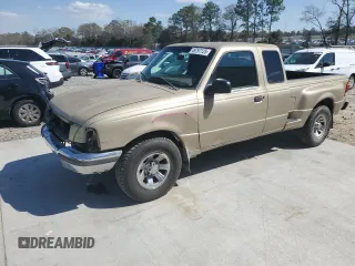 2001 Ford Ranger XL with VIN 1FTYR14V71PB37725, listed as a Copart auction lot 49797125 with 153,023 mi miles and Salvage Title. Bid and sale history available at carsss.com. Image 1.