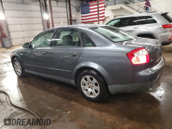 2003 Audi A4 1.8T with VIN WAULC68E53A264026, listed as a Copart auction lot 87417384 with 108,706 mi miles and Salvage Title. Bid and sale history available at carsss.com. Image 2.