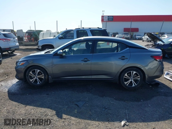 2020 Nissan Sentra SV with VIN 3N1AB8CV7LY245699, listed as a IAAI auction lot 41996373 with 35,625 mi miles and . Bid and sale history available at DreamBid. Image 14.