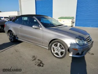 2006 Mercedes-Benz CLK-Class 5.0L with VIN WDBTK75G86T060717, listed as a Copart auction lot 88932295 with 107,218 mi miles and Clean Title. Bid and sale history available at carsss.com. Image 4.