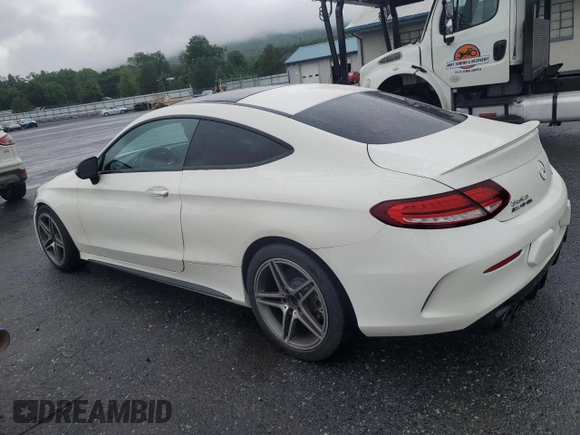 2021 Mercedes-Benz C 43 AMG with VIN W1KWJ6EB7MG081621, listed as a Copart auction lot 61350075 with 132,066 mi miles and Clean title. Bid and sale history available at DreamBid. Image 2.