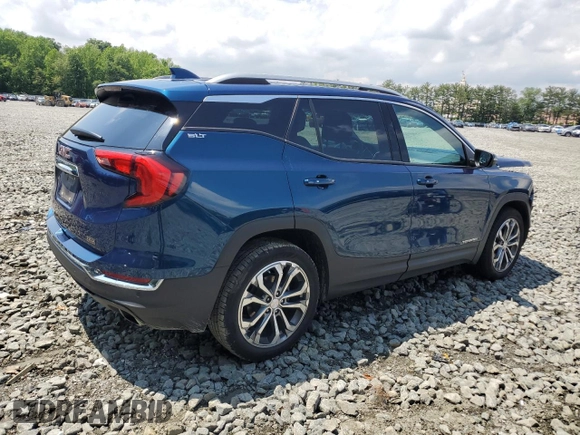 2020 GMC Terrain SLT z VIN 3GKALPEX0LL194034, wystawiony jako Copart lot #58690205 z przebiegiem 44 760 mil mil oraz Szkoda całkowita • Salvage title. Historia ofert i sprzedaży dostępna na DreamBid. Obrazek 3.