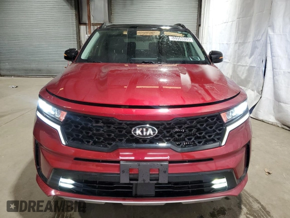 2021 Kia Sorento EX z VIN 5XYRHDLF2MG024680, wystawiony jako Copart lot #53358855 z przebiegiem 33 037 mil mil oraz Czysty tytuł • Clean title. Historia ofert i sprzedaży dostępna na DreamBid. Obrazek 5.