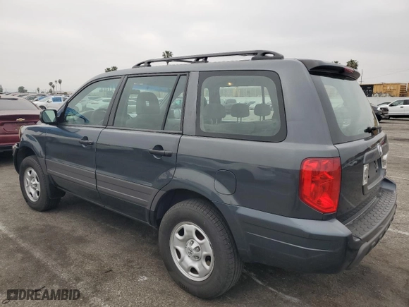 2005 Honda Pilot LX with VIN 2HKYF18125H505956, listed as a Copart auction lot 49728655 with 275,696 mi miles and Salvage Title. Bid and sale history available at carsss.com. Image 2.
