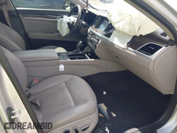 2017 Genesis G80 3.8L с VIN KMHGN4JE5HU170100, выставлен на аукционе IAAI как лот 42366935 с пробегом 54 260 миль миль и . История ставок и продаж доступна на DreamBid. Изображение 5.
