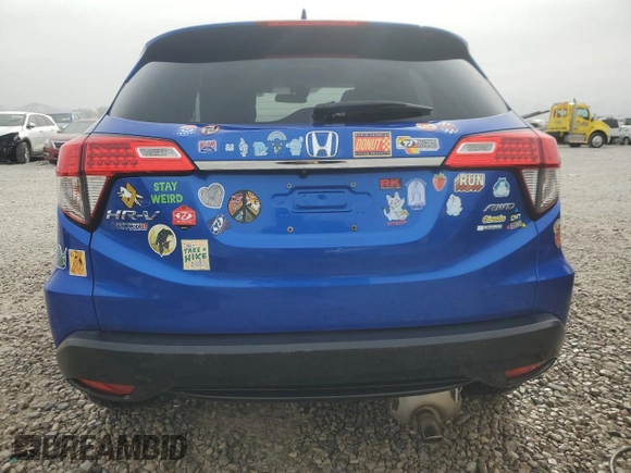 2021 Honda HR-V EX with VIN 3CZRU6H52MM744470, listed as a Copart auction lot 50653725 with 91,615 mi miles and Salvage Title. Bid and sale history available at carsss.com. Image 6.