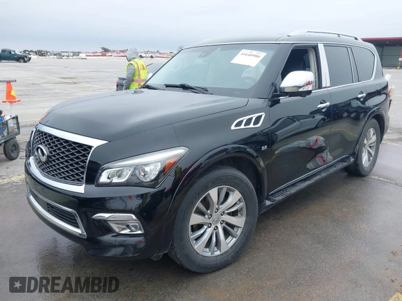 2015 Infiniti QX80 with VIN JN8AZ2NF2F9573817, listed as a IAAI auction lot 41640980 with 141,945 mi miles and . Bid and sale history available at DreamBid. Image 17.