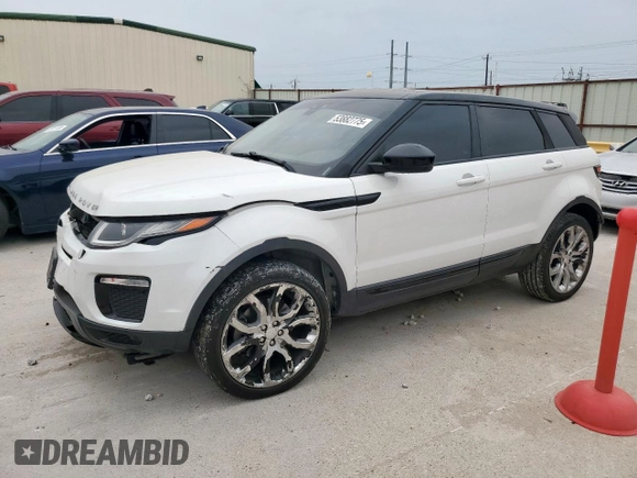 2017 Land Rover Range Rover Evoque SE with VIN SALVP2BG2HH232726, listed as a Copart auction lot 53882775 with 139,513 mi miles and Salvage title. Bid and sale history available at DreamBid. Image 1.