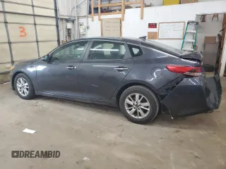 2018 Kia Optima LX z VIN KNAGT4L3XJ5217205, wystawiony jako Copart lot #58504425 z przebiegiem 103 466 mil mil oraz Szkoda całkowita • Salvage title. Historia ofert i sprzedaży dostępna na DreamBid. Obrazek 2.