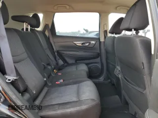 2017 Nissan Rogue SV with VIN JN8AT2MT3HW402720, listed as a Copart auction lot 46902295 with 147,460 mi miles and Salvage Title. Bid and sale history available at carsss.com. Image 12.