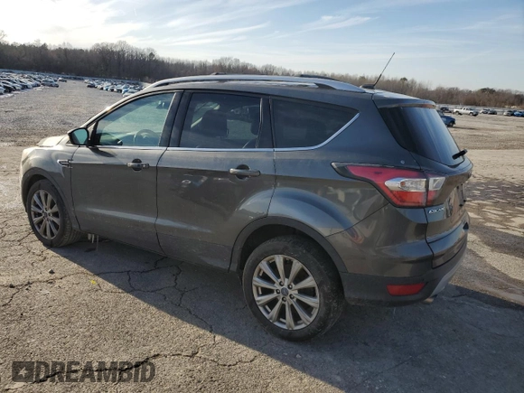 2017 Ford Escape Titanium with VIN 1FMCU0JD6HUB48690, listed as a Copart auction lot 45940845 with 160,296 mi miles and Salvage Title. Bid and sale history available at carsss.com. Image 2.