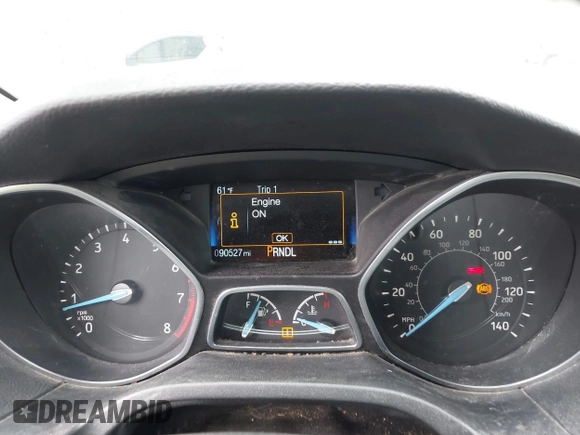 2015 Ford Focus SE with VIN 1FADP3K27FL245114, listed as a IAAI auction lot 42081284 with 90,527 mi miles. Bid and sale history available at carsss.com. Image 7.