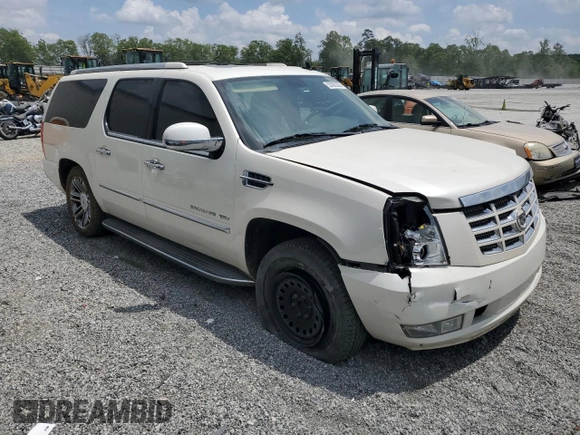 2012 Cadillac Escalade ESV Luxury with VIN 1GYS3HEF6CR134646, listed as a Copart auction lot 55392385 with 211,358 mi miles and Salvage title. Bid and sale history available at DreamBid. Image 4.