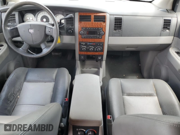 2007 Dodge Durango SLT with VIN 1D8HB48P07F551835, listed as a Copart auction lot 60267495 with Not provided miles and Clean title. Bid and sale history available at DreamBid. Image 8.