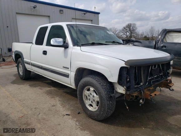2001 Chevrolet Silverado 1500 LT with VIN 1GCEK19T51E133196, listed as a Copart auction lot 45113174 with 257,917 mi miles and Salvage Title. Bid and sale history available at carsss.com. Image 4.