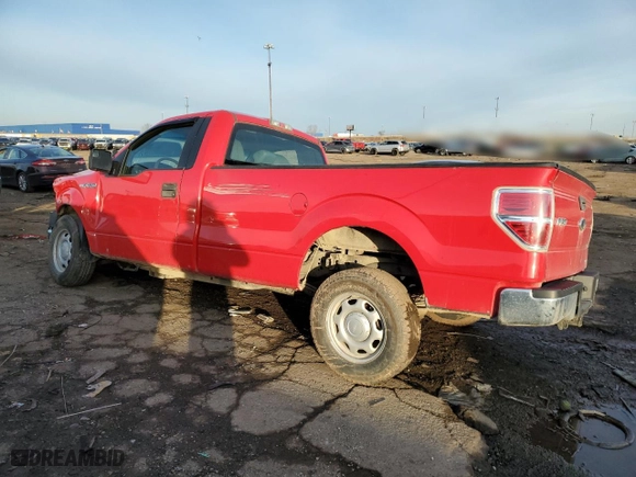 2014 Ford F-150 XL with VIN 1FTMF1CM7EKE03408, listed as a Copart auction lot 49476155 with 217,914 mi miles and Salvage Title. Bid and sale history available at carsss.com. Image 2.