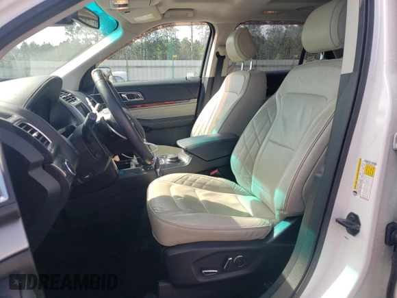 2016 Ford Explorer Platinum with VIN 1FM5K8HT9GGA74334, listed as a Copart auction lot 46242485 with 118,728 mi miles and Salvage Title. Bid and sale history available at DreamBid. Image 7.