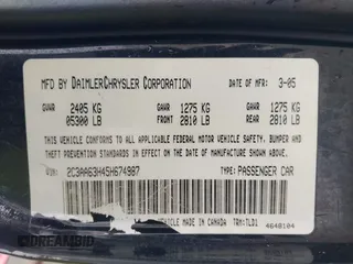 2005 Chrysler 300 with VIN 2C3AA63H45H674987, listed as a IAAI auction lot 41560730 with 101,659 mi miles. Bid and sale history available at carsss.com. Image 9.