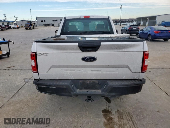 2018 Ford F-150 XL with VIN 1FTMF1CB6JKF30112, listed as a Copart auction lot 47016405 with 48,584 mi miles and Salvage Title. Bid and sale history available at carsss.com. Image 6.