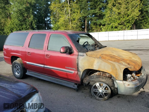 2005 GMC Yukon XL SLT with VIN 1GKFK16Z95J100913, listed as a Copart auction lot 51825525 with Not Provided miles and Salvage Title. Bid and sale history available at carsss.com. Image 4.