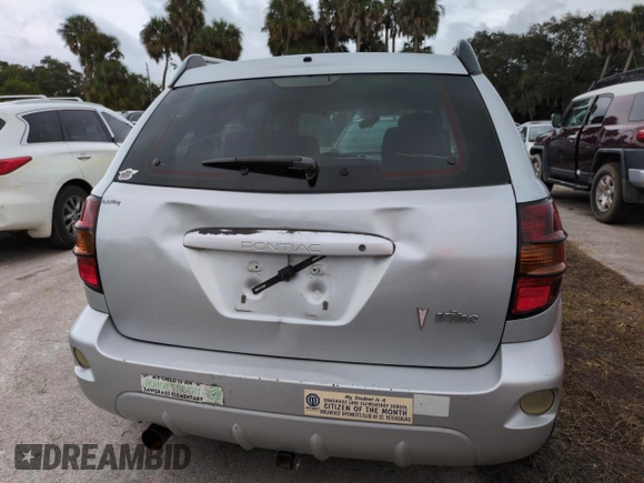 2005 Pontiac Vibe with VIN 5Y2SL63845Z409089, listed as a Copart auction lot 74510284 with 0 mi miles and Salvage Title. Bid and sale history available at carsss.com. Image 6.