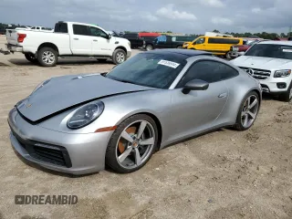 2024 Porsche 911 Carrera with VIN WP0AA2A96RS207083, listed as a Copart auction lot 81538594 with 5,237 mi miles and Salvage Title. Bid and sale history available at carsss.com. Image 1.