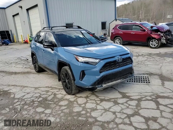 2023 Toyota RAV4 Hybrid XSE with VIN 2T3E6RFV6PW038320, listed as a Copart auction lot 46690615 with Not provided miles and Salvage title. Bid and sale history available at DreamBid. Image 11.
