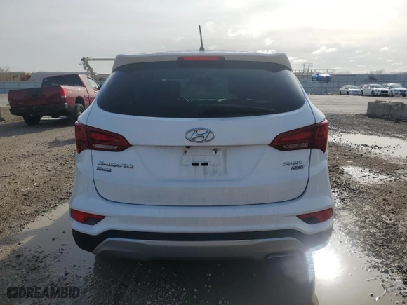 2018 Hyundai Santa Fe Sport 2.4L with VIN 5XYZTDLB8JG546222, listed as a Copart auction lot 51069415 with 111,033 mi miles and Clean Title. Bid and sale history available at carsss.com. Image 6.
