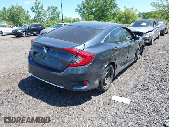 2020 Honda Civic LX z VIN 2HGFC2F61LH567246, wystawiony jako IAAI lot #42290361 z przebiegiem 50 388 mil mil oraz . Historia ofert i sprzedaży dostępna na DreamBid. Obrazek 4.