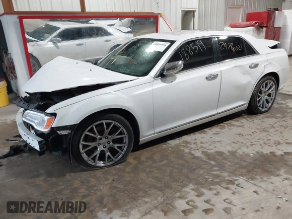 2012 Chrysler 300 with VIN 2C3CCAET0CH188519, listed as a IAAI auction lot 40894686 with 101,980 mi miles. Bid and sale history available at carsss.com. Image 2.