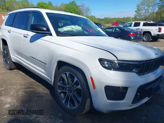 2022 Jeep Grand Cherokee Overland with VIN 1C4RJKDG9N8532220, listed as a IAAI auction lot 42192292 with 54,696 mi miles and . Bid and sale history available at DreamBid. Image 1.