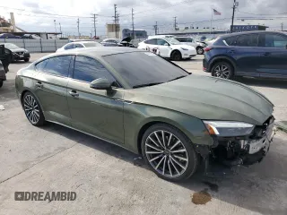 2022 Audi A5 Sportback Premium Plus with VIN WAUCBCF53NA029499, listed as a Copart auction lot 44242854 with 11,331 mi miles. Bid and sale history available at carsss.com. Image 4.