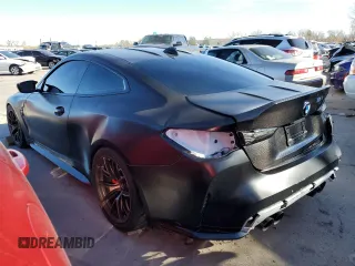 2022 BMW M4 Competition xDrive with VIN WBS43AZ0XNCK22593, listed as a Copart auction lot 48216625 with 19,447 mi miles and Salvage Title. Bid and sale history available at carsss.com. Image 2.