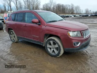 2017 Jeep Compass High Altitude with VIN 1C4NJDEB9HD170222, listed as a Copart auction lot 46643865 with 121,338 mi miles and Clean Title. Bid and sale history available at DreamBid. Image 4.
