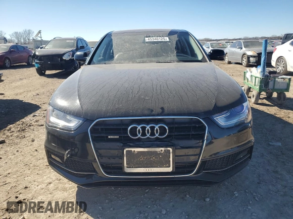 2014 Audi A4 Premium with VIN WAUBFAFL8EN045872, listed as a Copart auction lot 45340125 with 0 mi miles and Salvage Title. Bid and sale history available at carsss.com. Image 5.