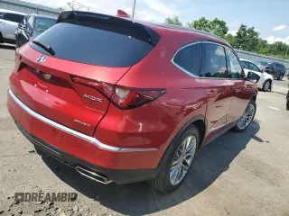 2022 Acura MDX w/Advance Package with VIN 5J8YE1H89NL022350, listed as a Copart auction lot 63437354 with 22,895 mi miles and Salvage Title. Bid and sale history available at carsss.com. Image 3.