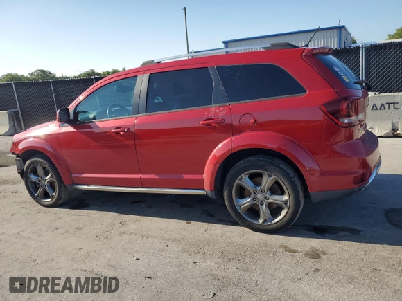 2017 Dodge Journey Crossroad Plus z VIN 3C4PDCGG6HT571997, wystawiony jako Copart lot #56372045 z przebiegiem 128 415 mil mil oraz Szkoda całkowita • Salvage title. Historia ofert i sprzedaży dostępna na DreamBid. Obrazek 2.