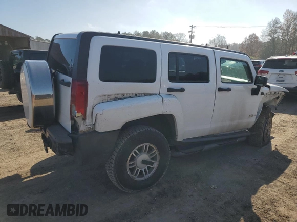 2006 Hummer H3 with VIN 5GTDN136568143456, listed as a Copart auction lot 85355124 with 104,950 mi miles and Salvage Title. Bid and sale history available at DreamBid. Image 3.