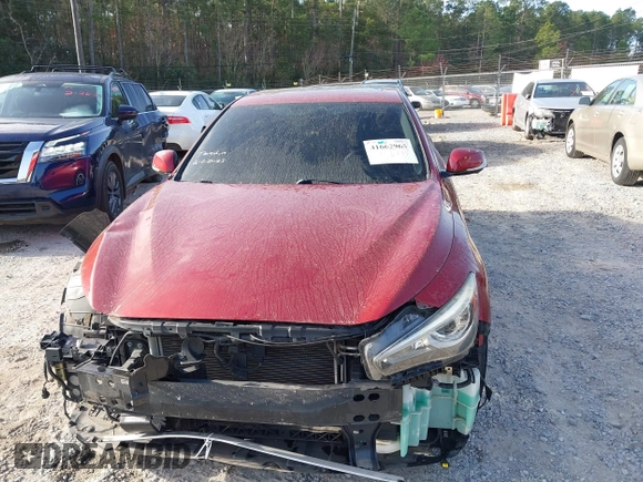 2015 Infiniti Q50 Premium with VIN JN1BV7AP1FM340227, listed as a IAAI auction lot 41662965 with 129,766 mi miles. Bid and sale history available at carsss.com. Image 13.