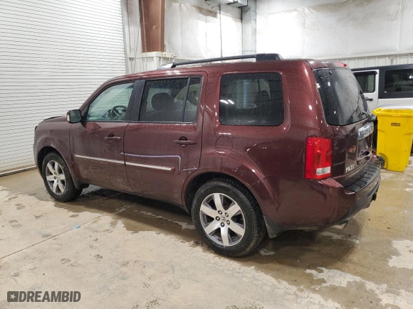 2013 Honda Pilot Touring with VIN 5FNYF4H94DB031156, listed as a Copart auction lot 49831635 with 341,088 mi miles and Clean Title. Bid and sale history available at carsss.com. Image 2.