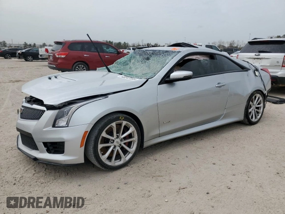 2016 Cadillac ATS-V with VIN 1G6AN1RY6G0151331, listed as a Copart auction lot 48347005 with Not Provided miles and Salvage Title. Bid and sale history available at carsss.com. Image 1.