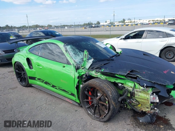 2019 Porsche 911 GT3 RS with VIN WP0AF2A94KS164340, listed as a IAAI auction lot 41319442 with 10,881 mi miles and . Bid and sale history available at DreamBid. Image 6.